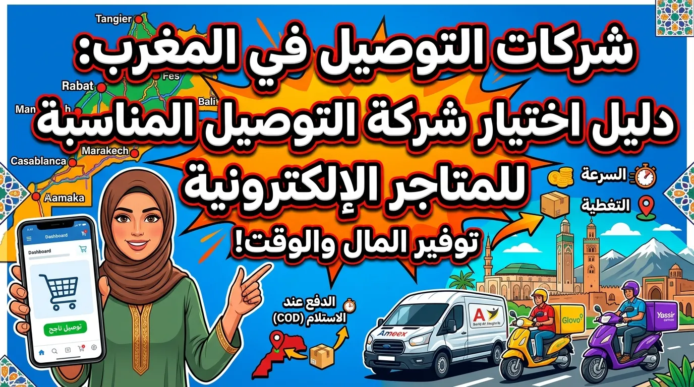 شركات التوصيل في المغرب 2026: دليل اختيار شركة التوصيل المناسبة للمتاجر الإلكترونية