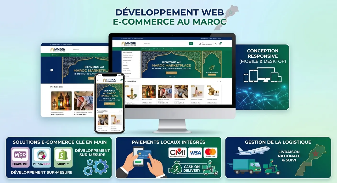 تطوير المواقع والمتاجر الإلكترونية في المغرب: دليل شامل لـ WordPress وWooCommerce وElementor