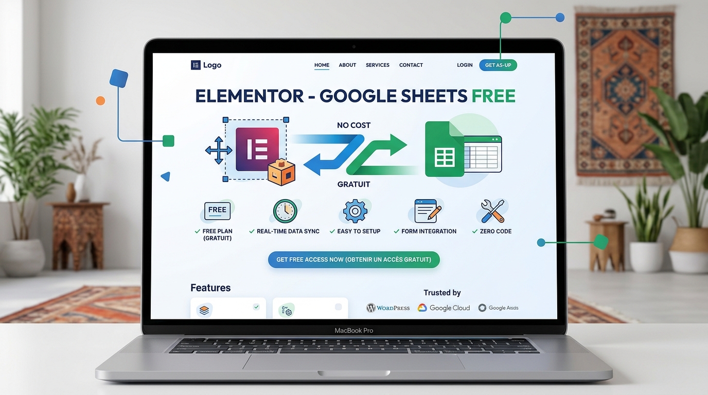كيفية ربط Elementor مع Google Sheets بدون إضافات مدفوعة