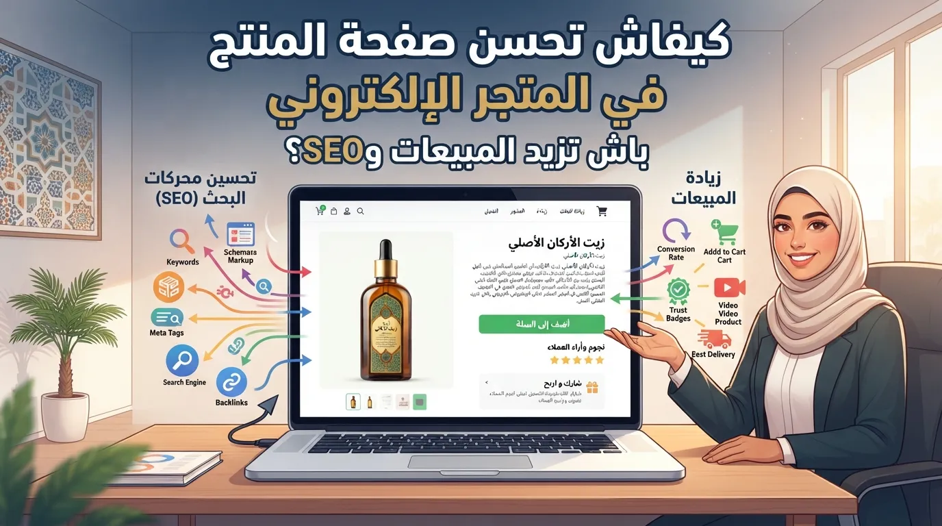 كيفاش تحسن صفحة المنتج في المتجر الإلكتروني باش تزيد المبيعات وSEO؟