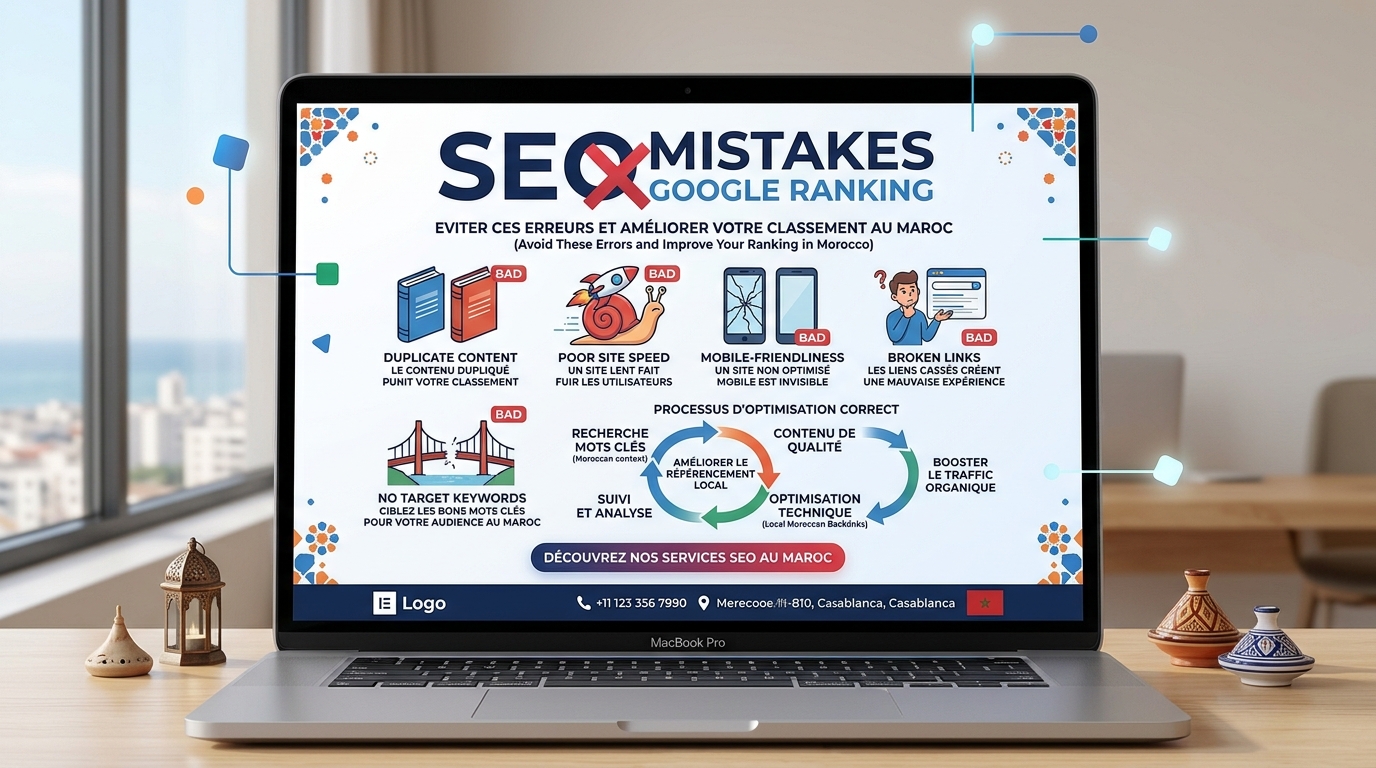 أخطاء SEO التي تمنع ظهور موقعك في Google