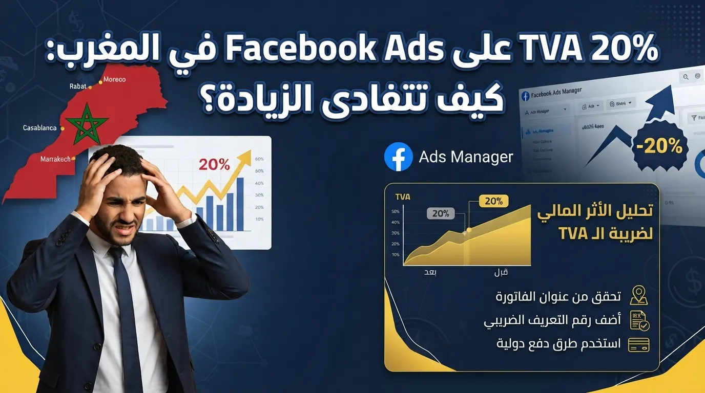20% TVA على Facebook Ads في المغرب:كيف تتفادى الزيادة؟