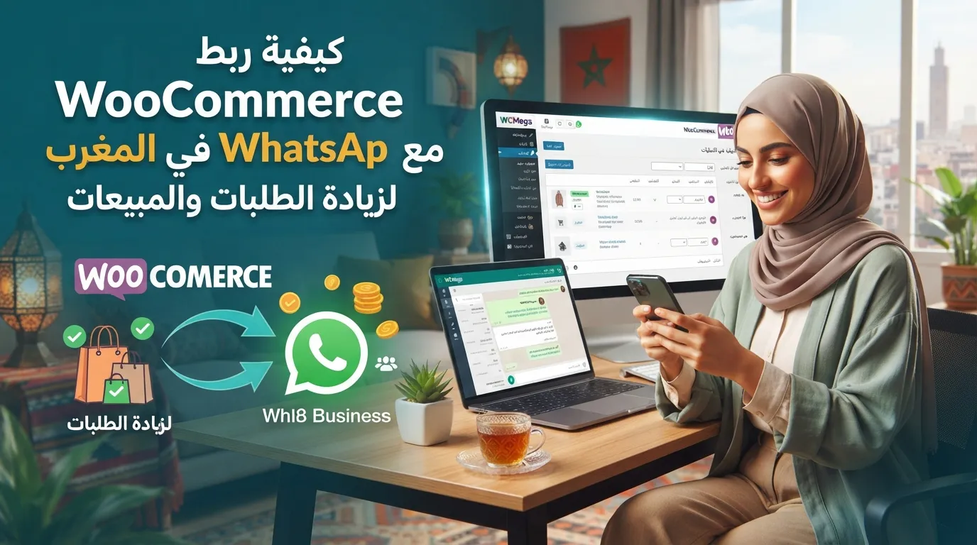 كيفية ربط WooCommerce مع WhatsApp في المغرب لزيادة الطلبات والمبيعات